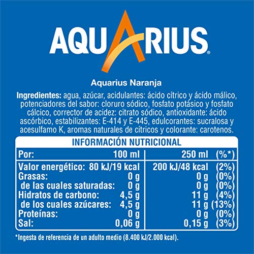 Aquarius Naranja Botella - 1.5 l