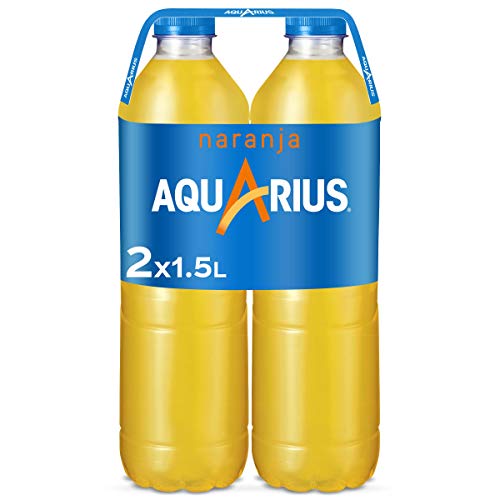 Aquarius Naranja Botella - 1.5 l (Pack de 2)