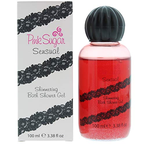 Aquolina Pink Sugar Sensual Shimmering Gel de ducha para ella, 100 ml