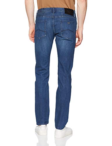 Armani Exchange Cotton Stretch Indigo Blue, Slim Vaqueros, Azul (Denim Indaco 1500), W28/L34 (Talla del Fabricante: 28) para Hombre