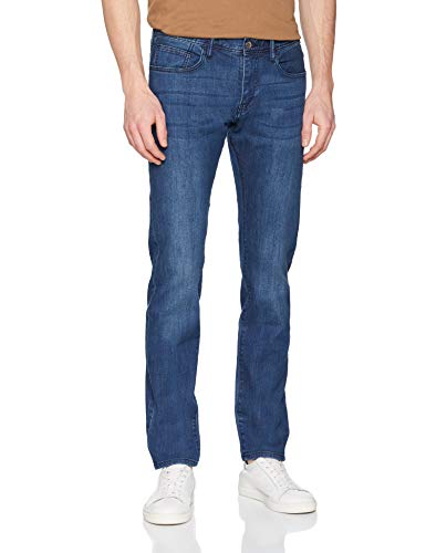 Armani Exchange Cotton Stretch Indigo Blue, Slim Vaqueros, Azul (Denim Indaco 1500), W28/L34 (Talla del Fabricante: 28) para Hombre