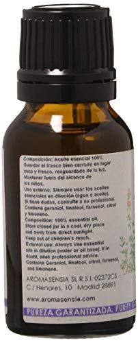 Aromasensia Palmarosa Aceite Esencial 15 ml - 1 unidad