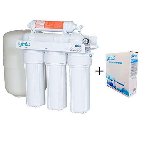 ATH - Osmosis Inversa 5 Etapas Genius Pro 50 + Recambios Osmosis Originales