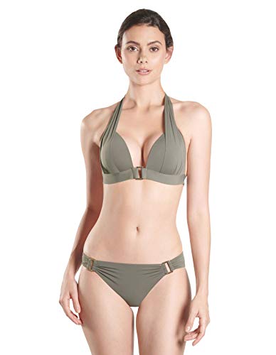 Aubade NV10 Women's Esprit Sauvage Kaki Green Swimwear Beachwear Triangle Bikini Top 36