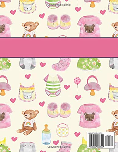 Baby Log Book: Milk Tracker, Food Tracker, Sleep Tracker, Skill Tracker, Daily Childcare Log. Newborn Baby Girl Gifts