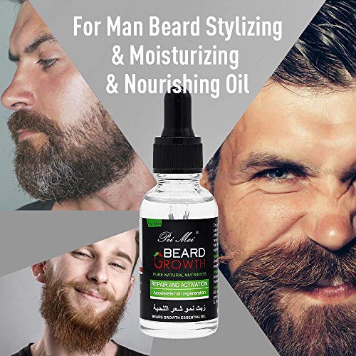 Beard Oil, Aceite Para Barba, Cuidado de Barba, Beard Growth Oil, Aceite para el Crecimiento de la Barba y del Cabello, Aceite para Barba Cuidado para hombres