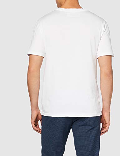 Benetton T-Shirt Jersey, Blanco (Bianco 101), X-Small para Hombre