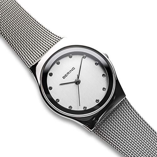 BERING Reloj Analógico para Mujer de Cuarzo con Correa en Acero Inoxidable 12927-000