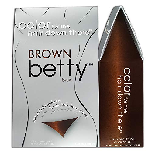 Betty Beauty Brown Betty Color for the Hair Down There Coloring Kit 2.0 Fluid Ounces by Betty Beauty