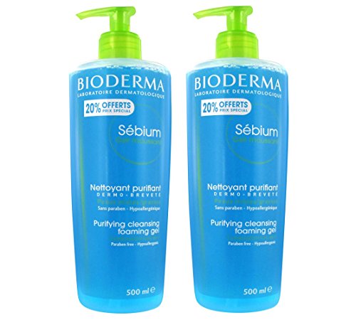 Bioderma Sebium Purificante Gel Espuma Combinación o piel grasa 2X 500ml (2x500ml)