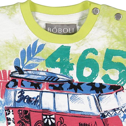 boboli, 331018 - Camiseta Punto Liso, color blanco, talla 12M(80cm)