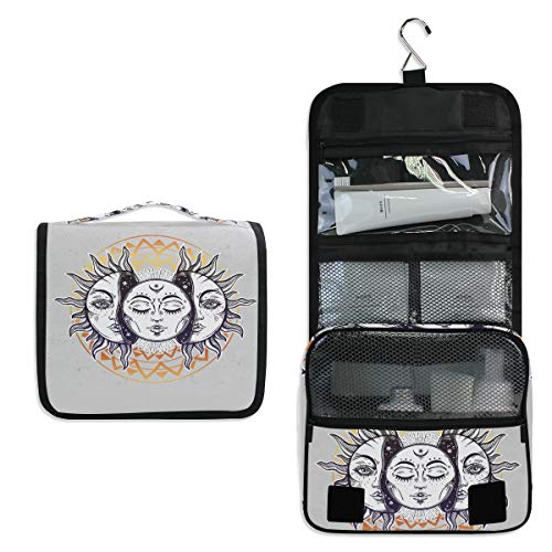 Bolsa de cosméticos Bolsa de viaje para colgar de viaje Interior del sol Bolsa de almacenamiento de viaje Bolsa de maquillaje portátil Bolsa organizadora para mujeres