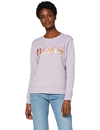 BOSS Tastitch Sudadera, Morado (Light/Pastel Purple 531), Medium para Mujer