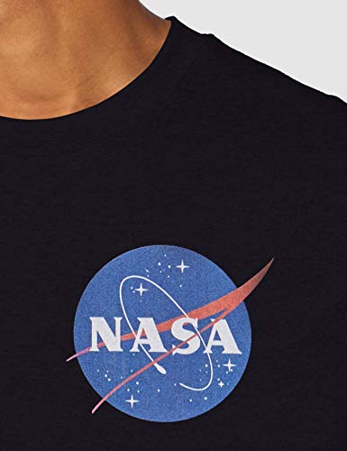 Brands In Limited NASA I Need My Space Capucha, Negro (Black Blk), Large para Hombre