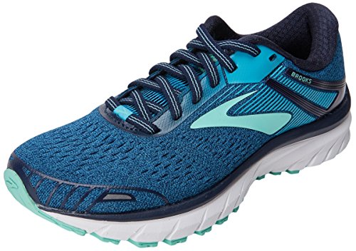 Brooks Adrenaline GTS 18, Zapatillas de Running para Mujer, Azul Marino Turquesa Menta, 36.5 EU