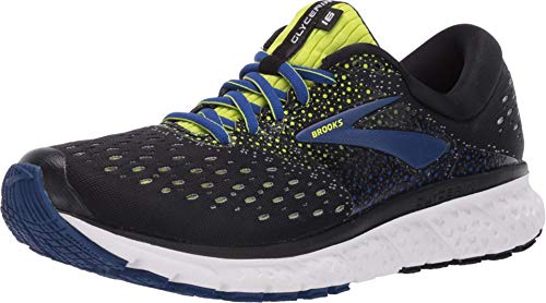 Brooks Glycerin 16, Zapatillas de Running para Hombre, Negro (Black/Lime/Blue 050), 41 EU