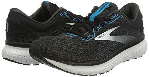 Brooks Glycerin 18, Zapatillas para Correr para Hombre, Black/Atomic Blue/White, 46.5 EU