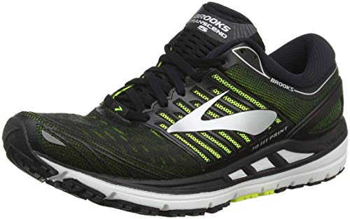 Brooks Transcend 5, Zapatillas de Running para Hombre, Multicolor (Black/Nightlife/Silver 069), 42 EU