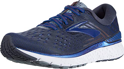 Brooks Transcend 6, Zapatillas de Running para Hombre, Gris (Ebony/Blue/Mandarino 092), 41 EU