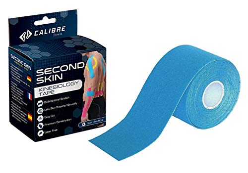 Calibre Fitness Second Skin Venda kinesiológica - El Mejor Producto de Uso médico Que sujeta Las articulaciones, desarrollado científicamente y de Uso prolongado