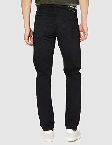 Calvin Klein Ckj 026: Slim (West Cut) Vaqueros, Azul (Copenhagen Black 911), W28/L34 (Talla del Fabricante: 3428) para Hombre