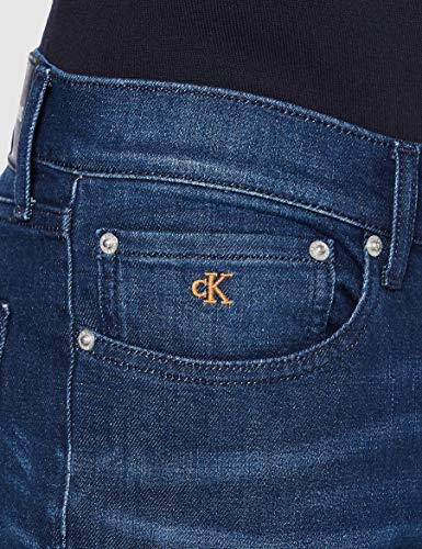 Calvin Klein Ckj 035 Straight Jeans, Ca103 Dark Blue, L32/W34 para Hombre