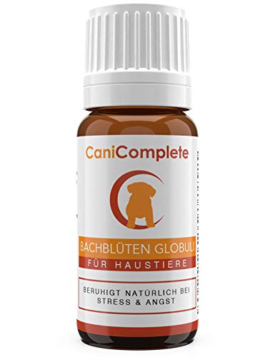 CaniComplete Relajantes para Gatos, Perros, Mascotas Glóbulos de Flores de Bach - Tranquilizante Natural para El Miedo y el Estrés - Pet Remedy