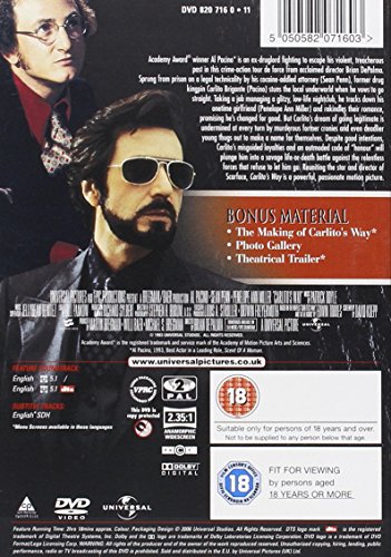 Carlito's Way [Reino Unido] [DVD]