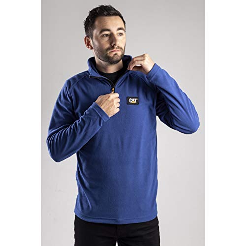 Caterpillar - Jersey Polar Modelo Concord para Hombre (S/Azul)