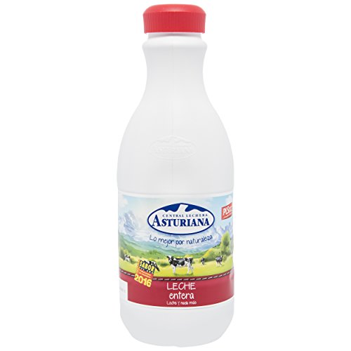 Central Lechera Asturiana - Leche Entera Botella 1,5L (Pack 6)