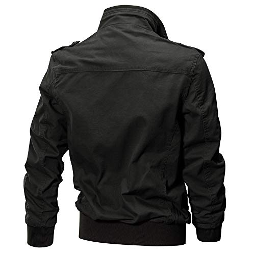 Chaqueta de Manga Larga de los Hombre Lavado Chaqueta Militar Gran tamaño Escudo Transpirable táctico BaZhaHei Invierno Abrigo Casual con Capucha de Lana Capa Jacket Parka Pullover