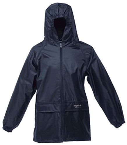 Chaqueta para niño Regatta Stormbreaker (impermeable), infantil, color azul marino, tamaño 9-10