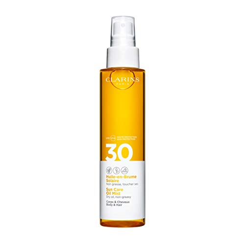 Clarins 57938 Sol Cuerpo Aceite Bruma Ac Seco Alta Protection Uvb 30 Uva, 150 ml