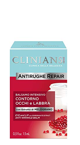 CLINIANS ANTIRUGHE REPAIR bálsamo intensivo contorno ojos y labios, con Extracto de Granada, 15 mL