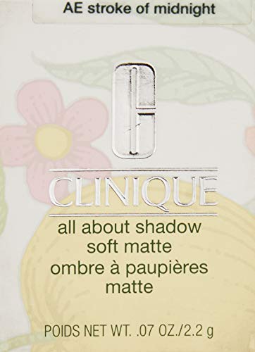 Clinique All About Shadow Soft Matte - Sombra de ojos, color ae stroke of midnight, 2,2 gr