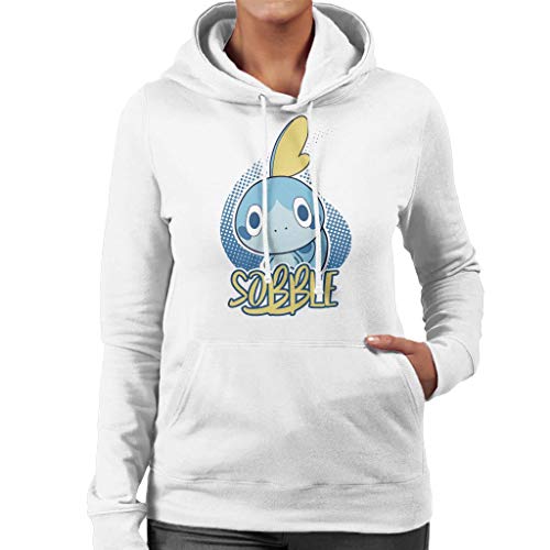 Cloud City 7 Sobble Water Type Women's Hooded Sweatshirt White