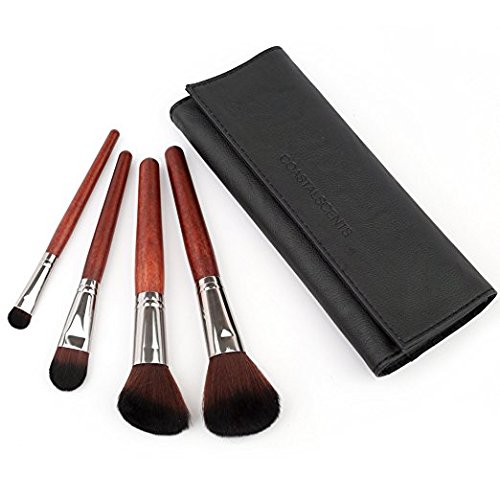 Coastal Scents 4 Everything Makeup Brush Set; Powder, Shadow, Blush, Foundation