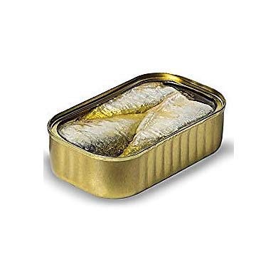 Conservas de Pescados y Mariscos Ramòn Pena Piccole Sardine in Olio di Oliva Esclusiva Conserva Ittica Artigianale - 1 x 115 Gram (Peso sgocciolato 1 x 85 Gram)