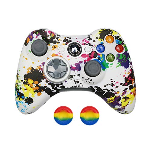 Controller per videogiochi | Custodia protettiva in silicone per Xbox 360 Gamepad Custodia protettiva in silicone per Xbox 360 Accessori controller Custodia protettiva in gel Skin-Camo-