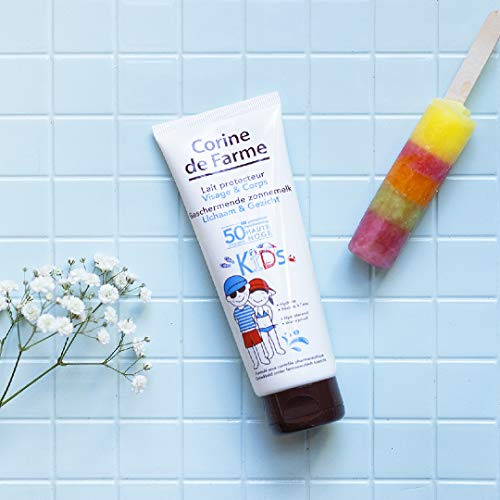 Corine de Farme leche Protector para cara/cuerpo especial niños spf50 –  – Juego de 2