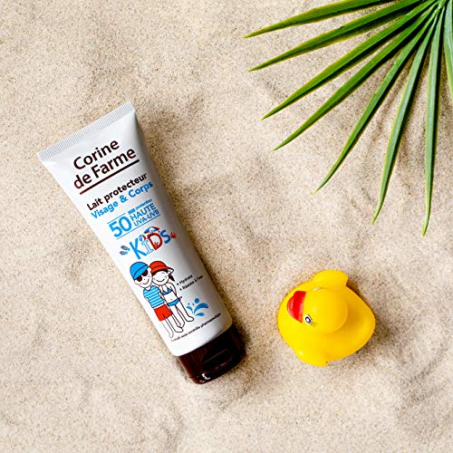 Corine de Farme leche Protector para cara/cuerpo especial niños spf50 –  – Juego de 2