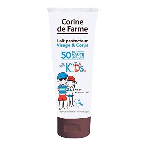 Corine de Farme leche Protector para cara/cuerpo especial niños spf50 –  – Juego de 2