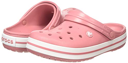 Crocs Crocband, Zuecos Unisex Adulto, Rosa (Blossom/White 6ph), 38/39 EU