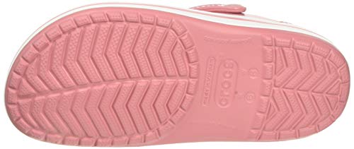 Crocs Crocband, Zuecos Unisex Adulto, Rosa (Blossom/White 6ph), 38/39 EU