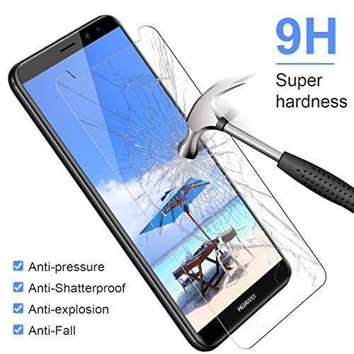 CRXOOX 3 Piezas Protector de Pantalla para Huawei Mate 10 Lite, Cristal Templado Vidrio Templado [Fácil de Instalar] [Sin Burbujas] [3D-Touch/9H Dureza] [Anti-Aceite] - Transparente