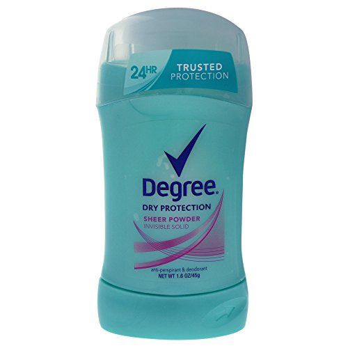 Degree W-BB-1380 Sheer Powder Invisible Solid Body Responsive Deodorant - 1.6 oz - Deodorant Powder by Degree