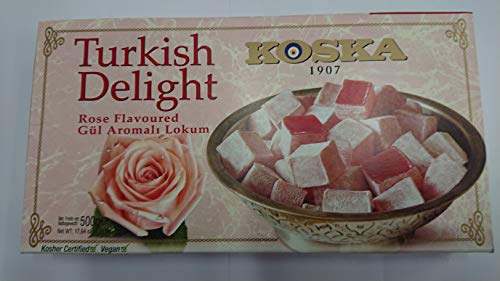 Delicias turcas con rosa 500g Turkish delight rose flavoured 500g