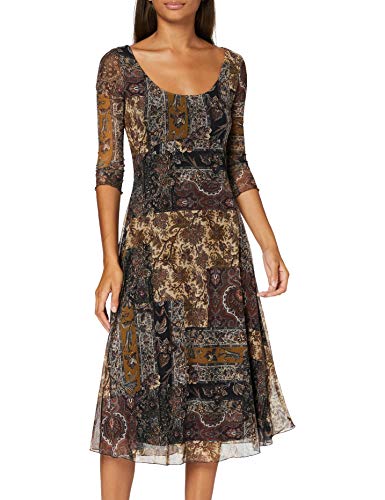 Desigual Vest_Kerala Vestido Casual, marrón, S para Mujer