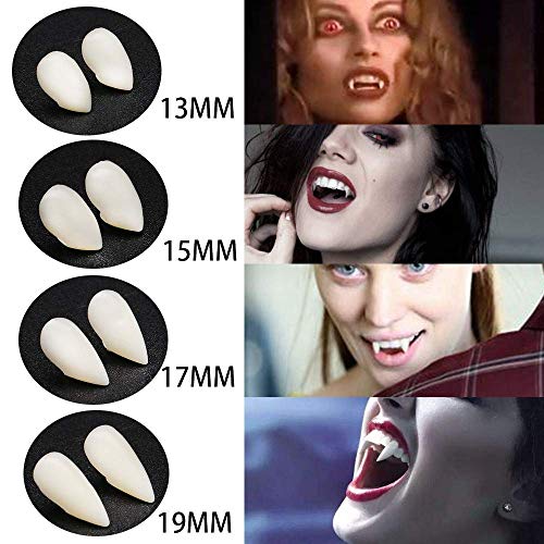 Dientes de vampiro falso diente de Halloween vampiro zombi dentadura parodia juguete fiesta colmillos mascarada apoyos Halloween Cosplay vampiro dientes Halloween fiesta Props