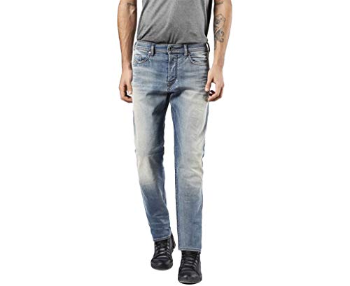 Diesel Larkee Pantaloni Straight - Pantalones vaqueros para hombre Denim. 27W x 32L